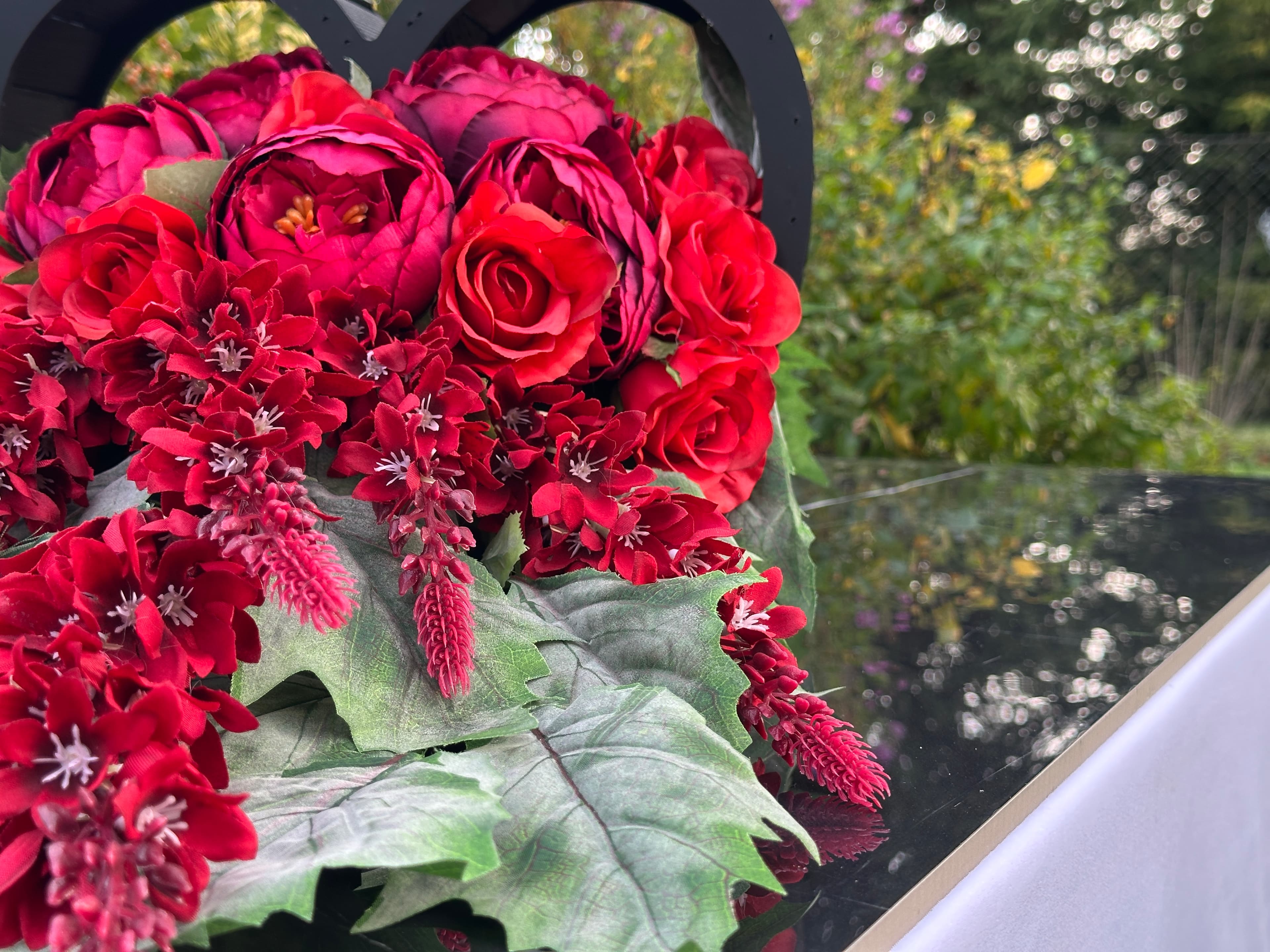 Kompozycja czerwone serce