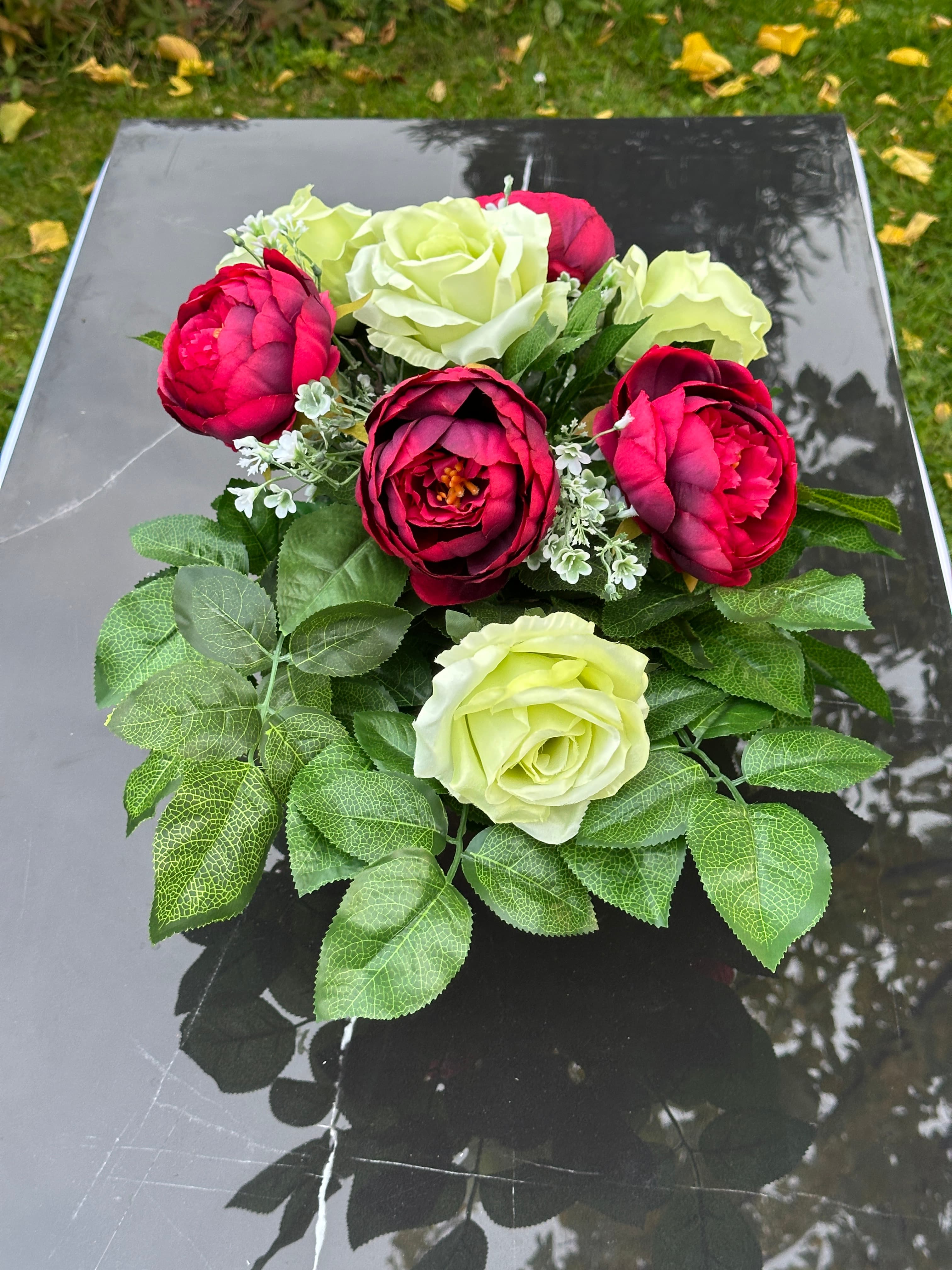 Kompozycja bordo mix