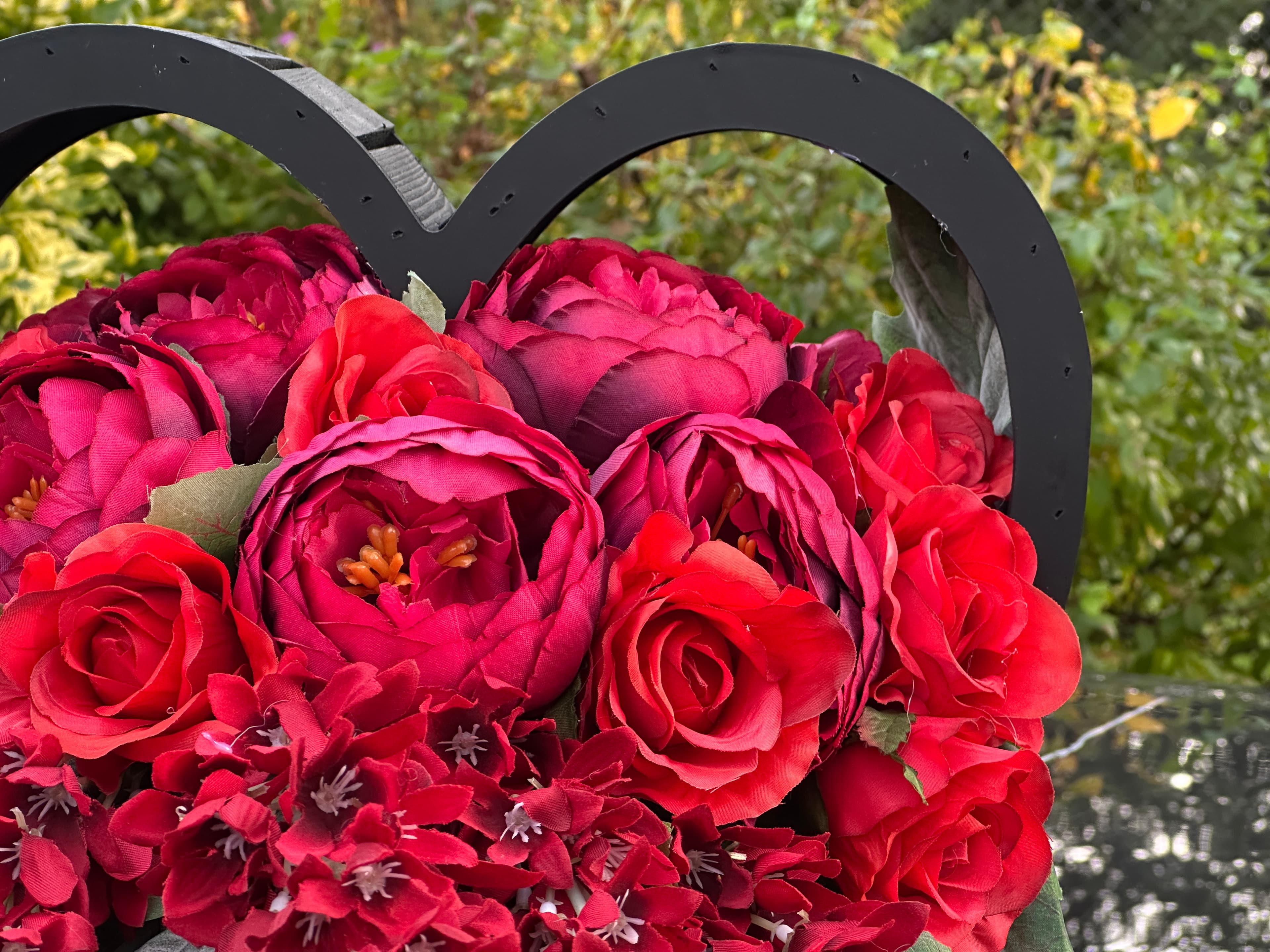 Kompozycja czerwone serce