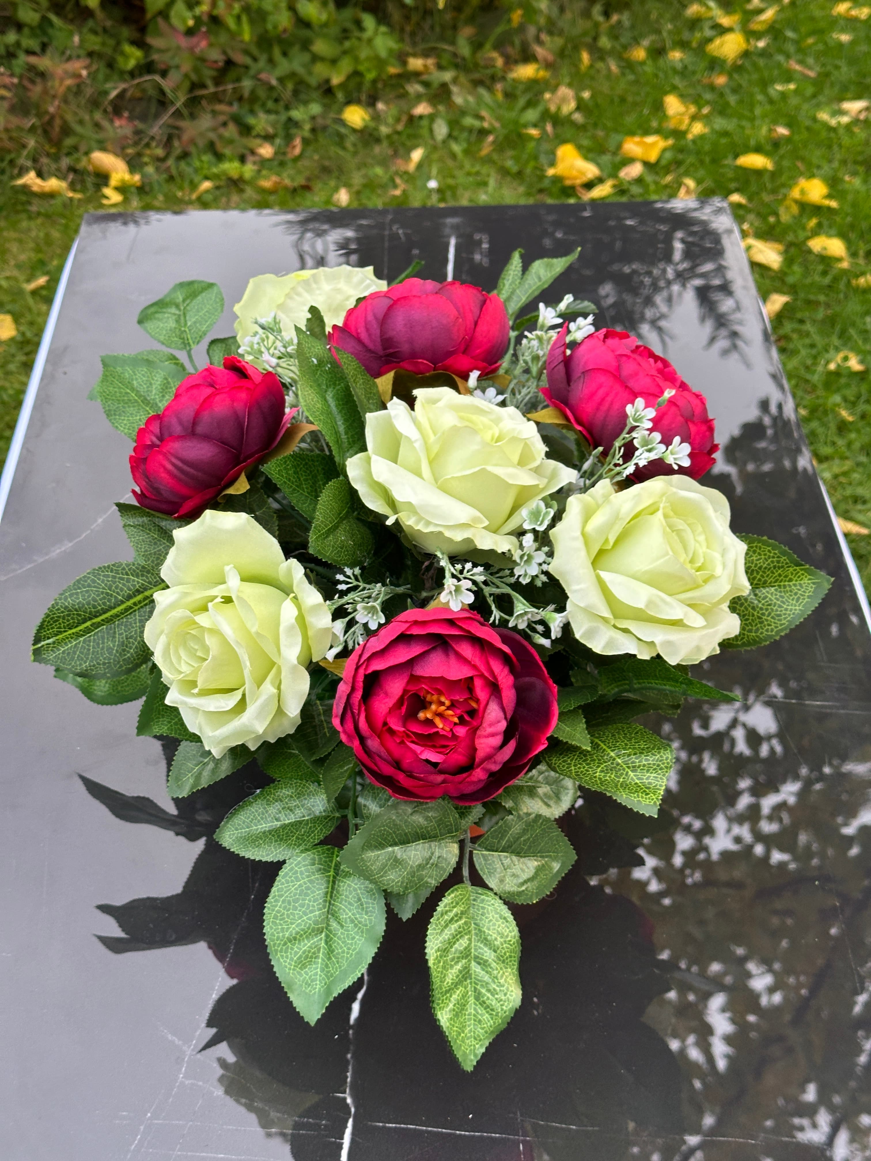 Kompozycja bordo mix