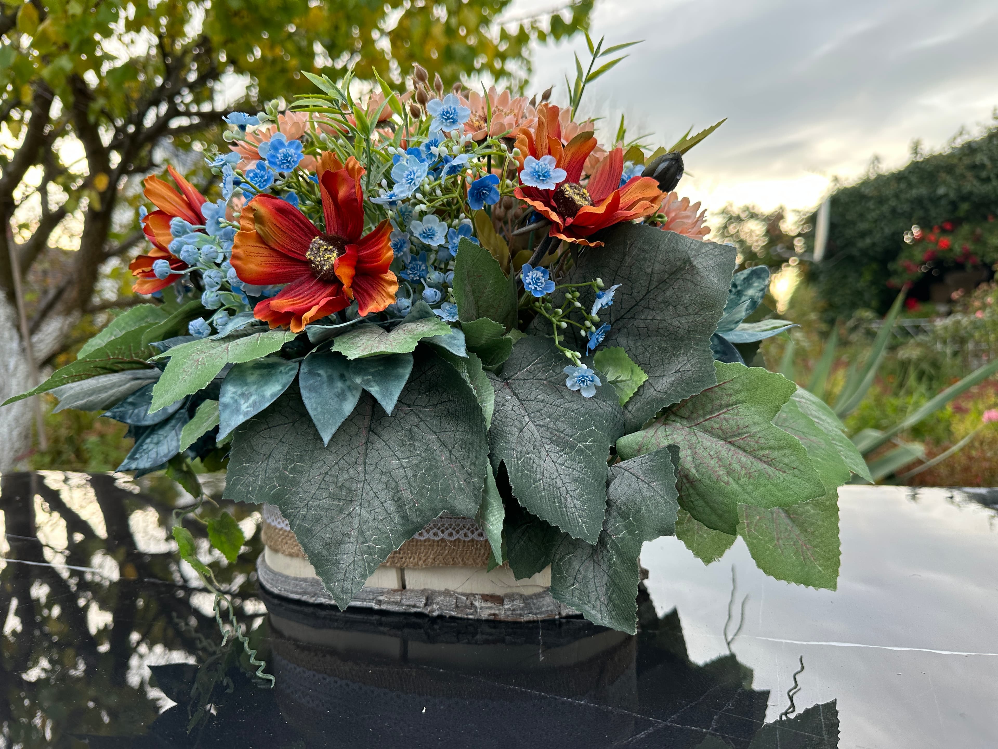 Kompozycja w koszyku