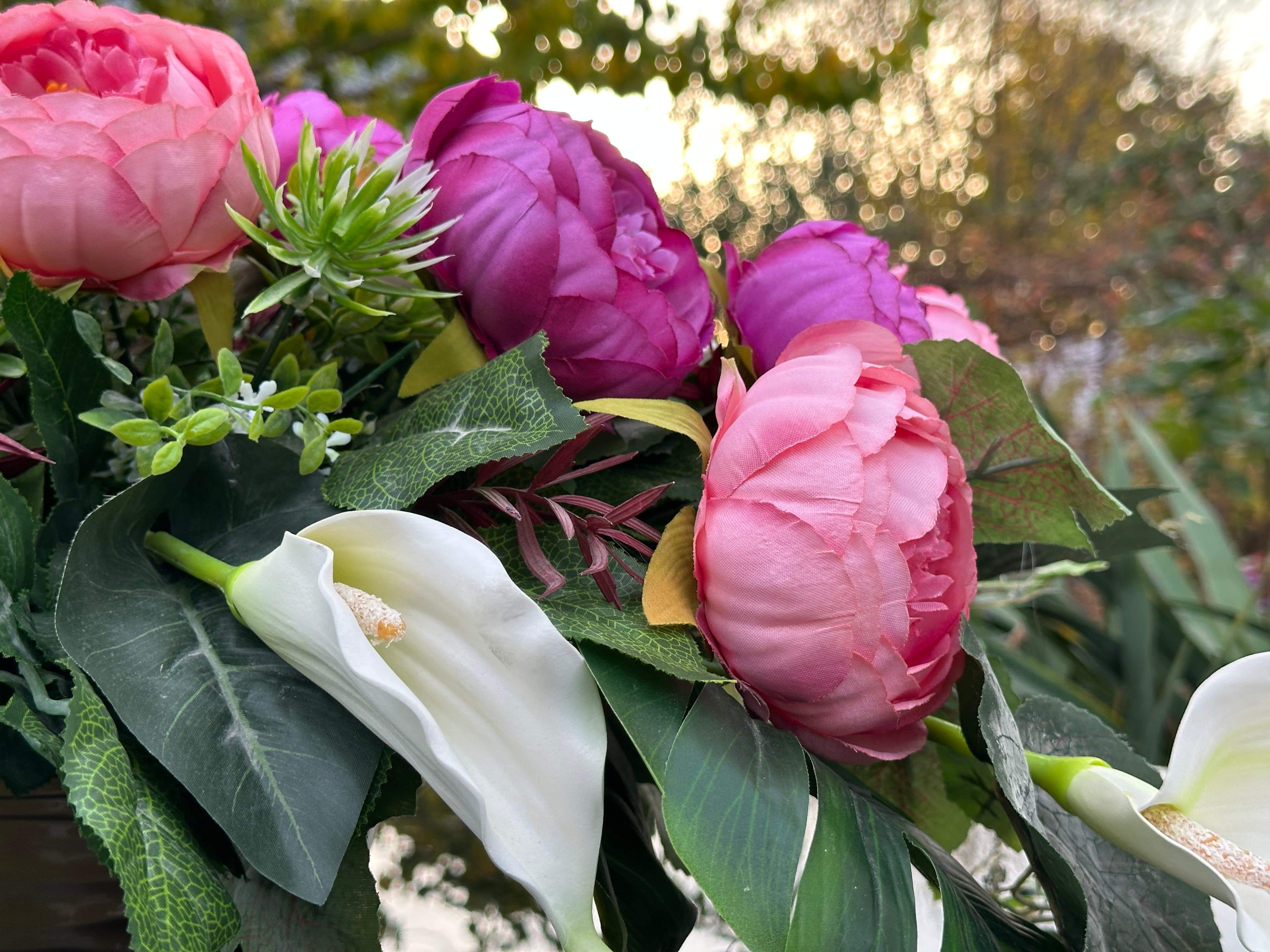 Kompozycja róż fiolet