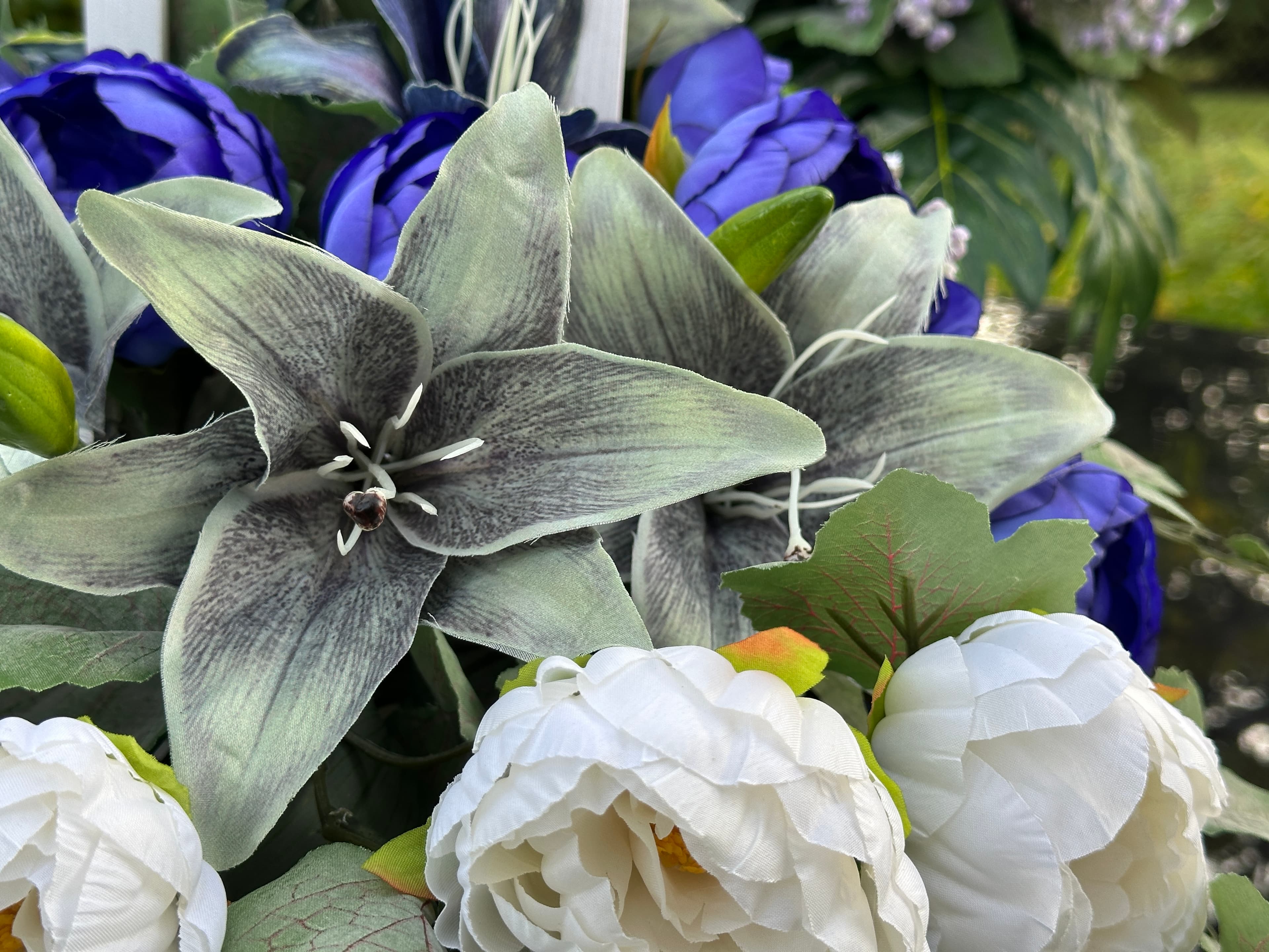 Zestaw niebieski lampion