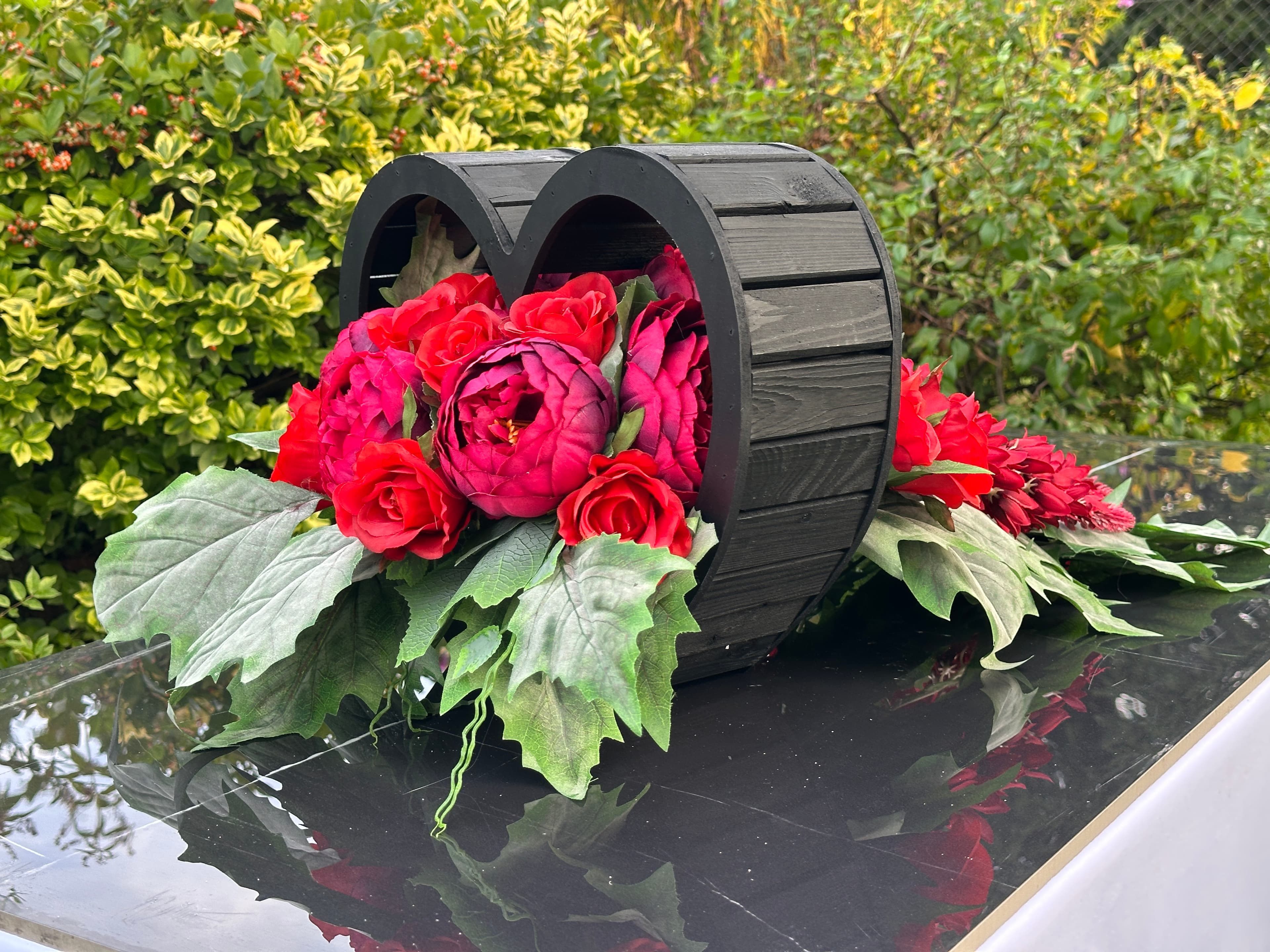 Kompozycja czerwone serce