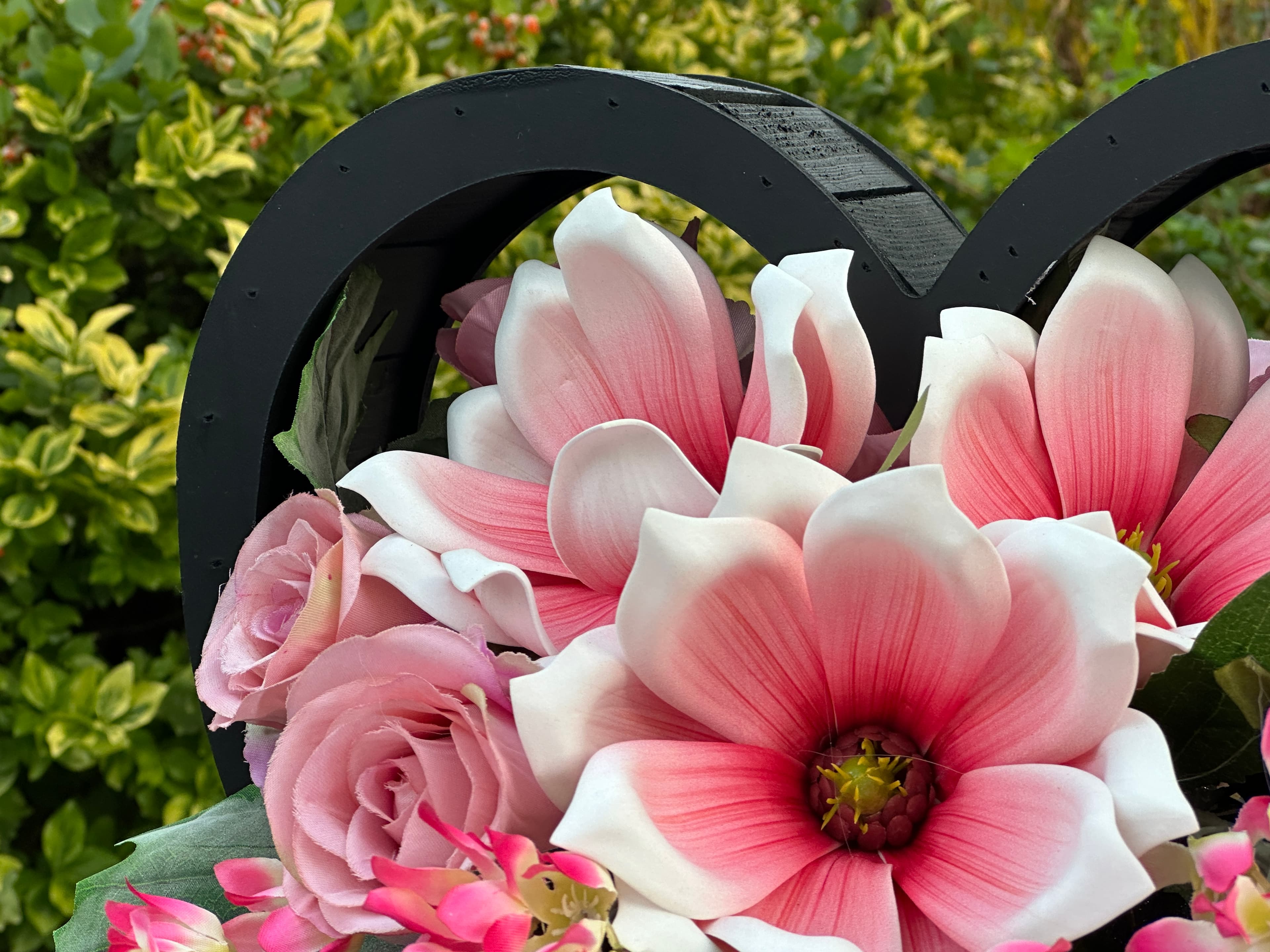 Kompozycja różowe serce